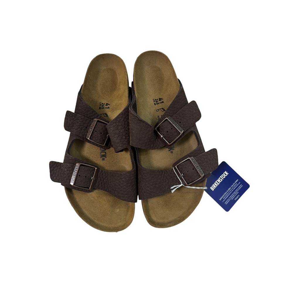 Birkenstock Arizona BS Desert Buck Roast Brown Sandals Mens Size 8 EU 41 Reg
